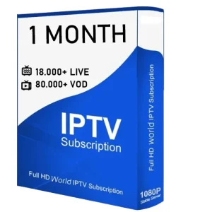 IPTV 1 Month Subscription