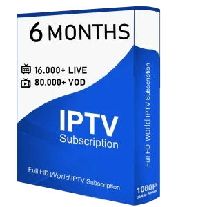 6 Months Iptv subscription