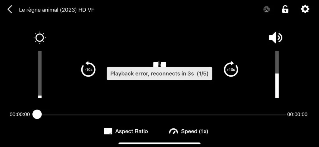 IPTV Playback Error