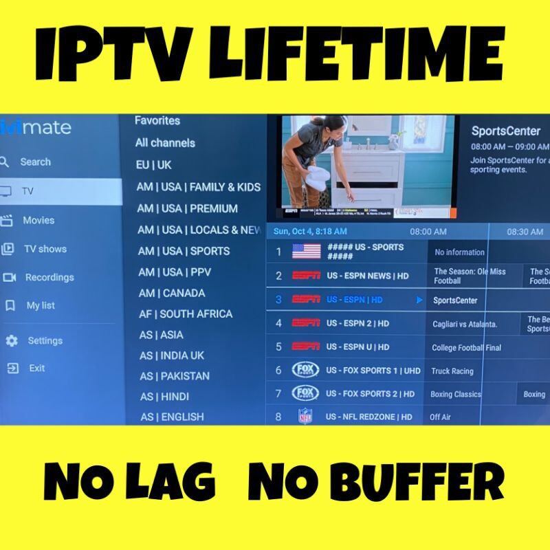 Lifetime IPTV Subscription