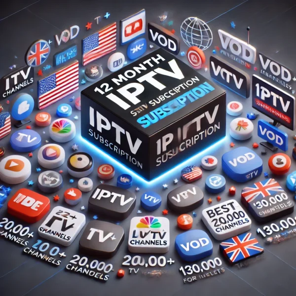 12 Month IPTV Subscription