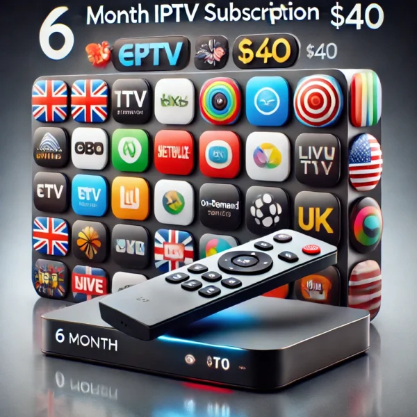 6-month IPTV subscription