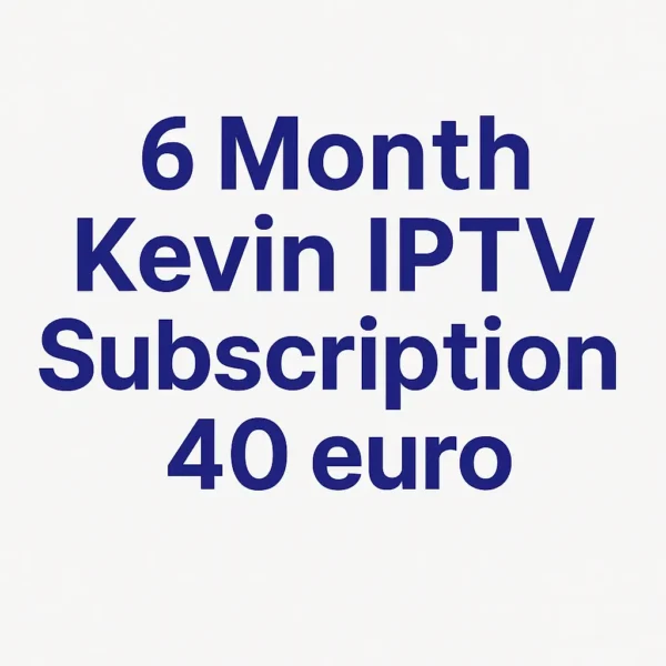 6 Month IPTV Subscription