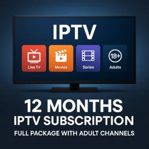 12 Months IPTV Subscription